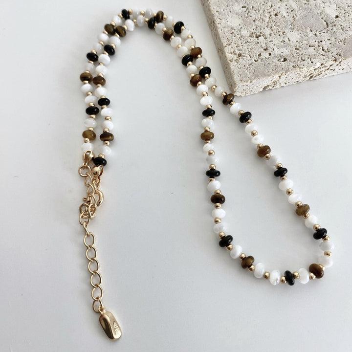 Tiger Eye Stone Necklace - EVERLIA STUDIO