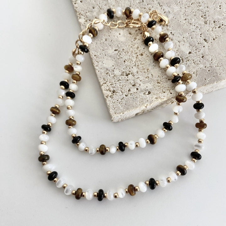 Tiger Eye Stone Necklace - EVERLIA STUDIO